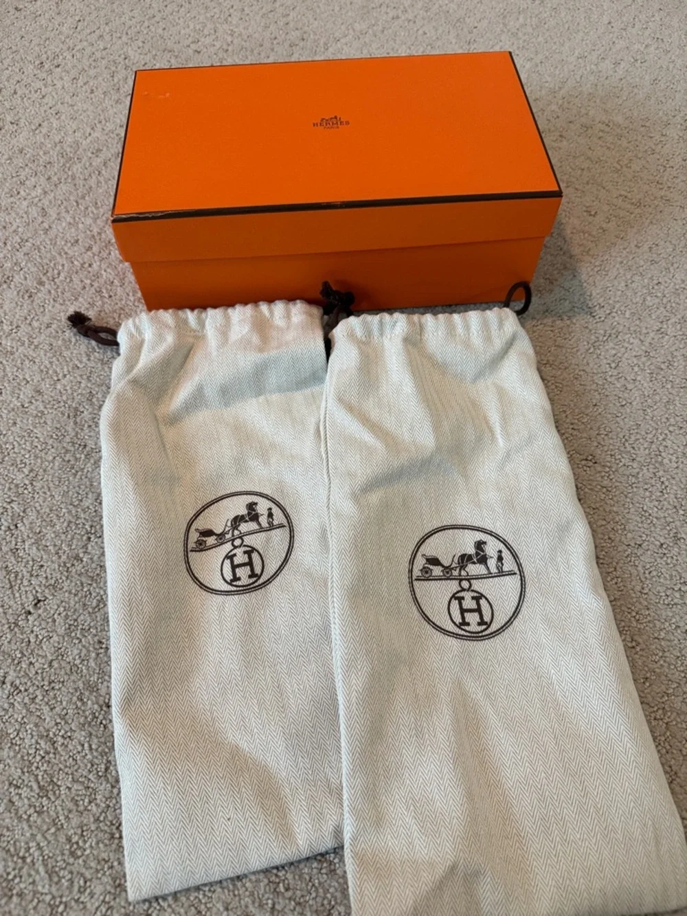 Hermes Bright Blue Egerie Sandals - Picture 4 of 4